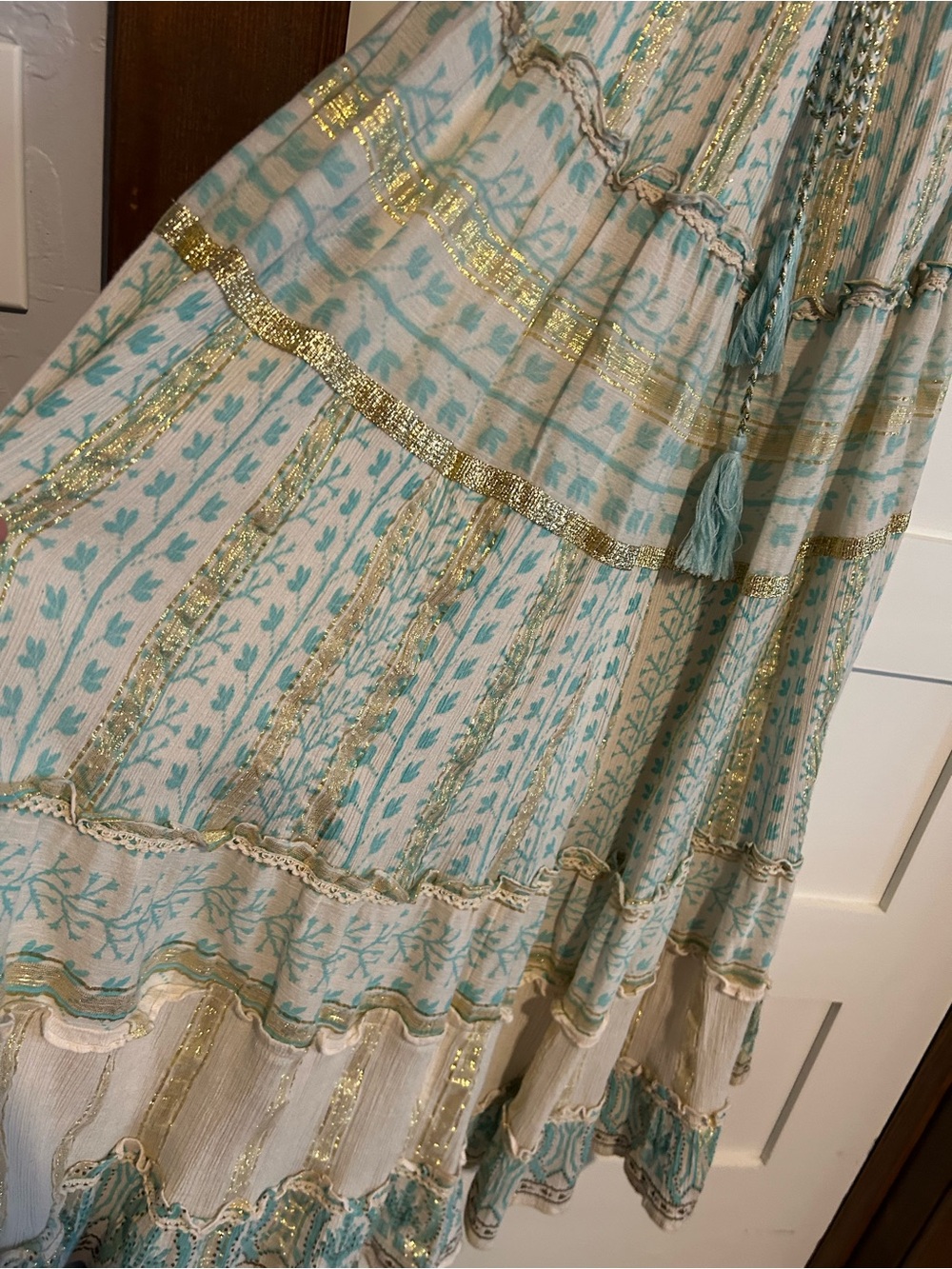 Soft Surroundings Boho Aegean Maxi Maxi Dress Size Large - Picture 5 of 8